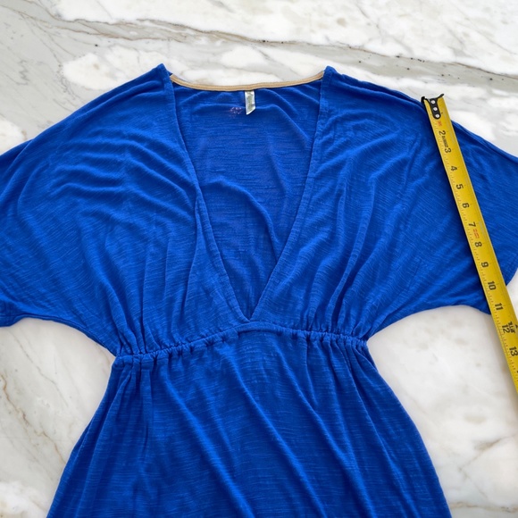 VITAMIN A BLUE BEACH COVER-UP DRESS SIZE SMALL NWOTS! - Picture 14 of 16